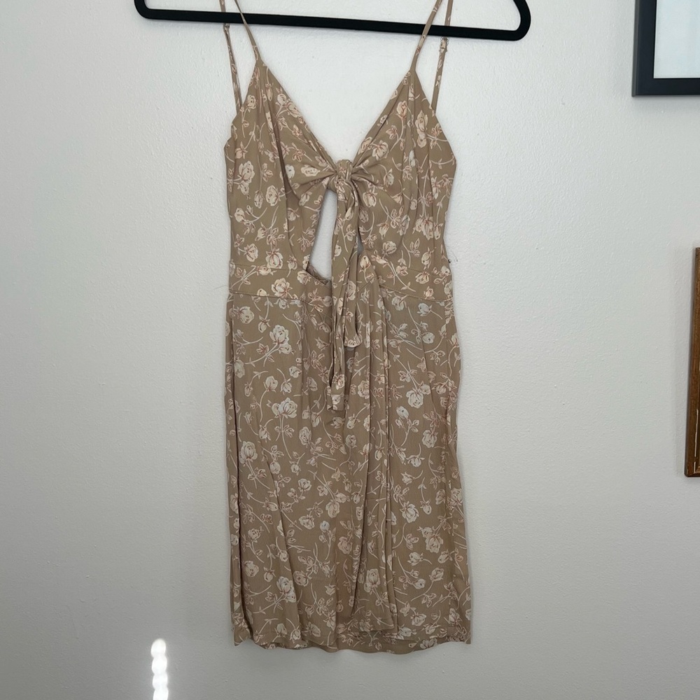 Blue Life Cutout Floral Mini